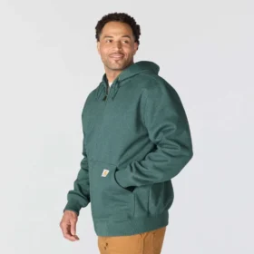 Pánská vodoodpudivá mikina Paxton s plným zipem a kapucí – mikiny carhartt Rain Defender