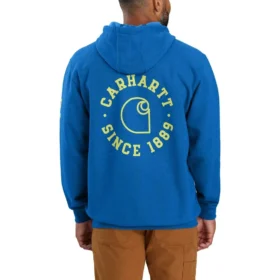 Pánská volná mikina se kapucí 1889 Graphic Hoodie ze středně těžké látky – mikiny Rain Defender s kapucí