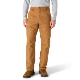 Pánské volné rovné vyprané pracovní kalhoty carhartt B111 s podšívkou z kachní látky