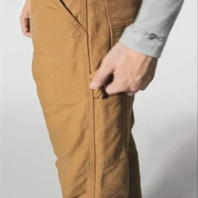 Pánské volné rovné vyprané pracovní kalhoty carhartt B111 s podšívkou z kachní látky