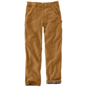 Pánské volné rovné vyprané pracovní kalhoty carhartt B111 s podšívkou z kachní látky