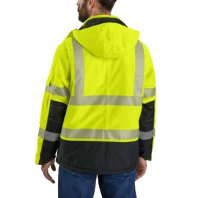 Pánská zateplená nepromokavá bunda Sherwood s vysokou viditelností třídy 3: bunda Rain Defender