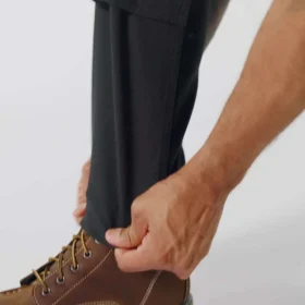 Pánské úzké, zúžené, odolné pracovní kalhoty Rugged Flex Duck s dvojitým kolenem