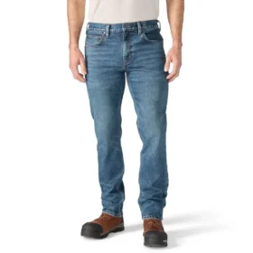 Pánské úzké, zúžené pracovní džíny Rugged Flex