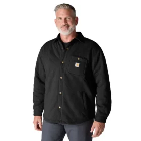 Rain Defender® Volný střih, těžká prošívaná košile s knoflíky vpředu