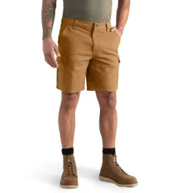 Relaxed Fit 9" Rigby plátěné cargo šortky – pracovní šortky