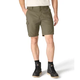 Relaxed Fit 9" Rigby plátěné cargo šortky – pracovní šortky