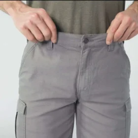 Relaxed Fit 9″ Rigby plátěné cargo šortky – pracovní šortky