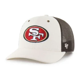 San Francisco 49ers '47 nebarvená kšiltovka Trucker s volným střihem