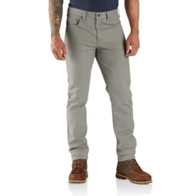 Úzké zúžené pracovní kalhoty Rugged Flex® z kachního plátna